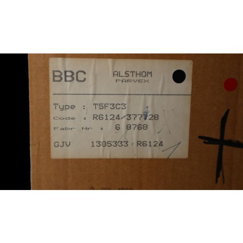 BBC T5F3C3 R6124 Hytock Servomotor Motor Alsthom ABB Alstom