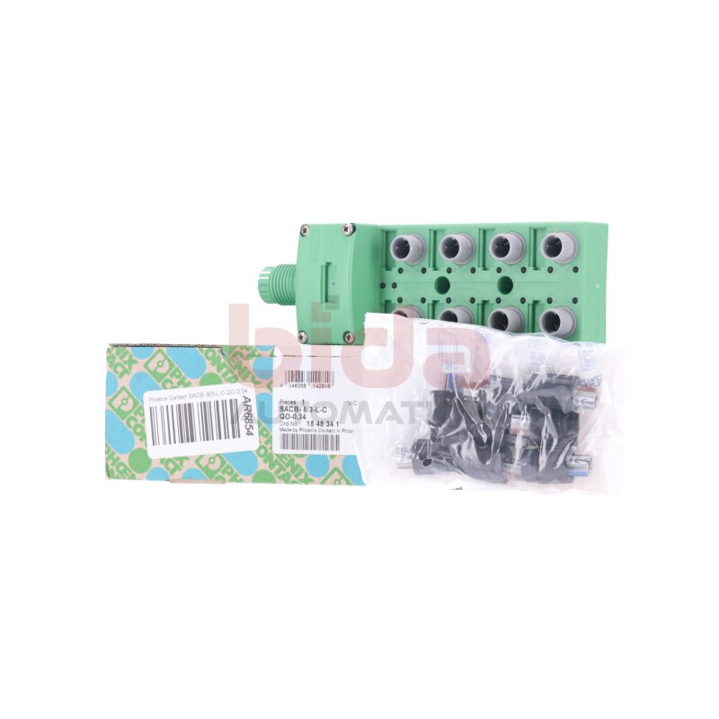 Phoenix Contact SACB- 8/3-L-C QO-0,34 Sensor-/Aktor-Box Nr. 1548341