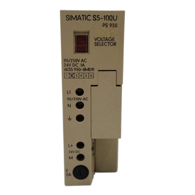 Siemens Simatic S5-100U 6ES5 930-8MD11 Stromversorgung power supply