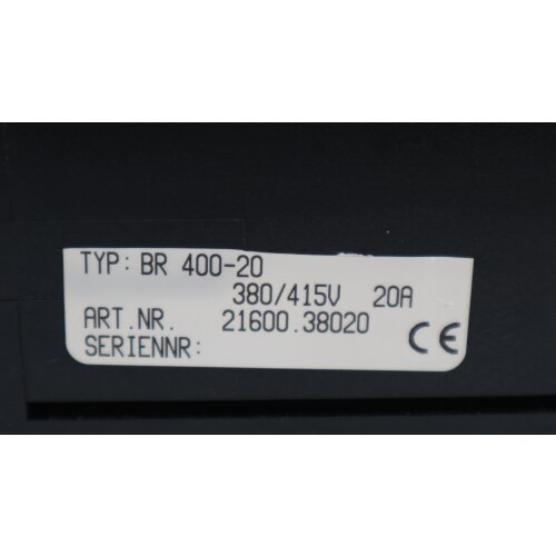 Peter Electronic BR-400-20 Motorbremsger&auml;t Nr. 21600.38020 DC-brake 20A, 2,5 mm&sup2;