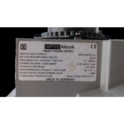 SIPOS Aktorik 2SA7031-5CE10-4BA4-Z Stellantrieb Actuator Seven