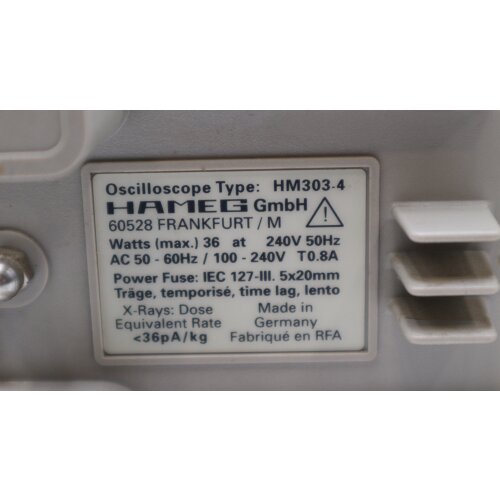 HAMEG Oszilloskop HM303-4 Oscilloscope 30MHz