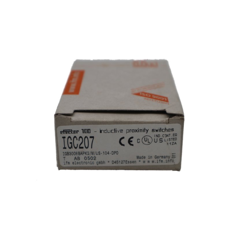 ifm electronic IGC207 Induktiver Sensor IGB3008BAPKG/US-104 inductive sensor