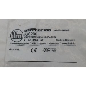 ifm electronic IGS200 Induktiver Sensor...