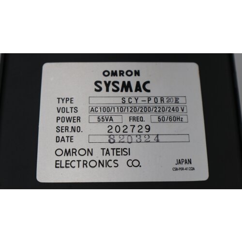 Omron SCY-POR20E Programmierbare Steuerung programmable controller Sysmac