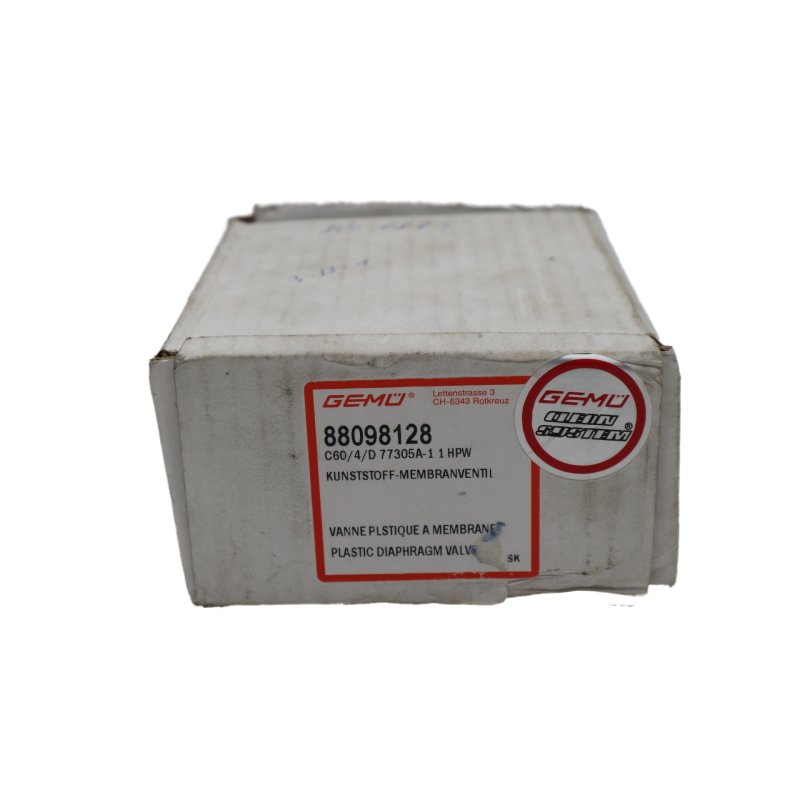 GEM&Uuml; 88098128 HPW Kunststoff-Membranventil C604D77305A11 Ventil diaphragm valve
