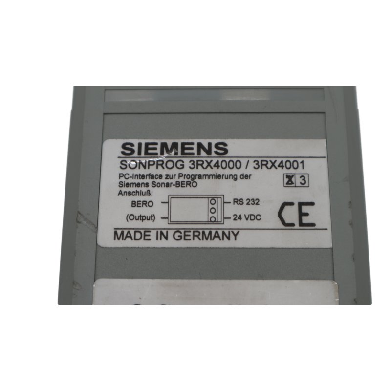 Siemens Sonprog 3RX4000 / 3RX4001 PC-Interface zur Programmierung