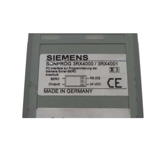 Siemens Sonprog 3RX4000 / 3RX4001 PC-Interface zur Programmierung