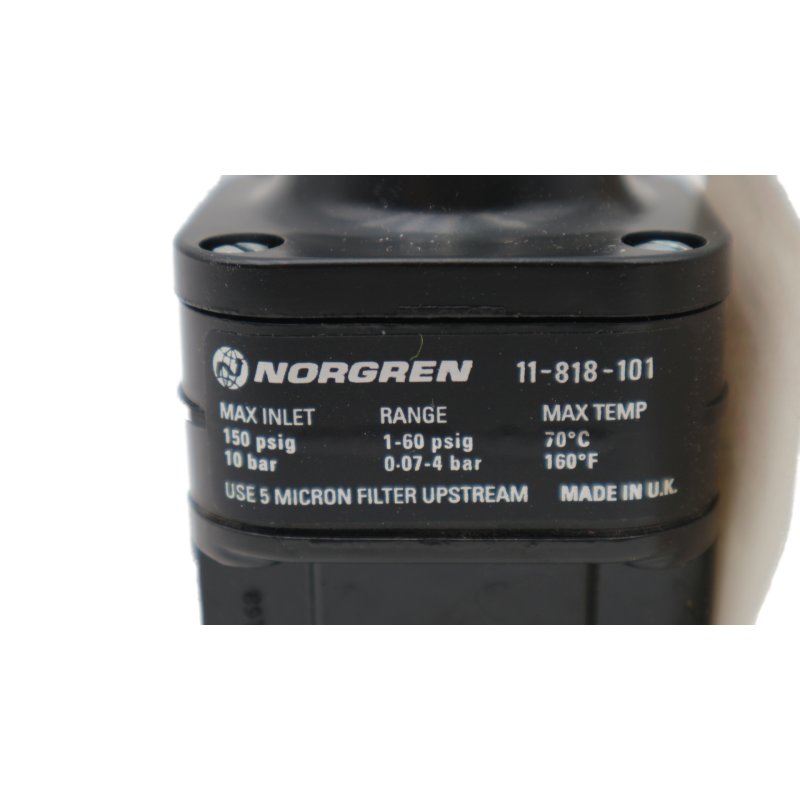 Norgren 11-818-101 Pr&auml;zisionsdruckregler Druckregler pressure regulator G1/4