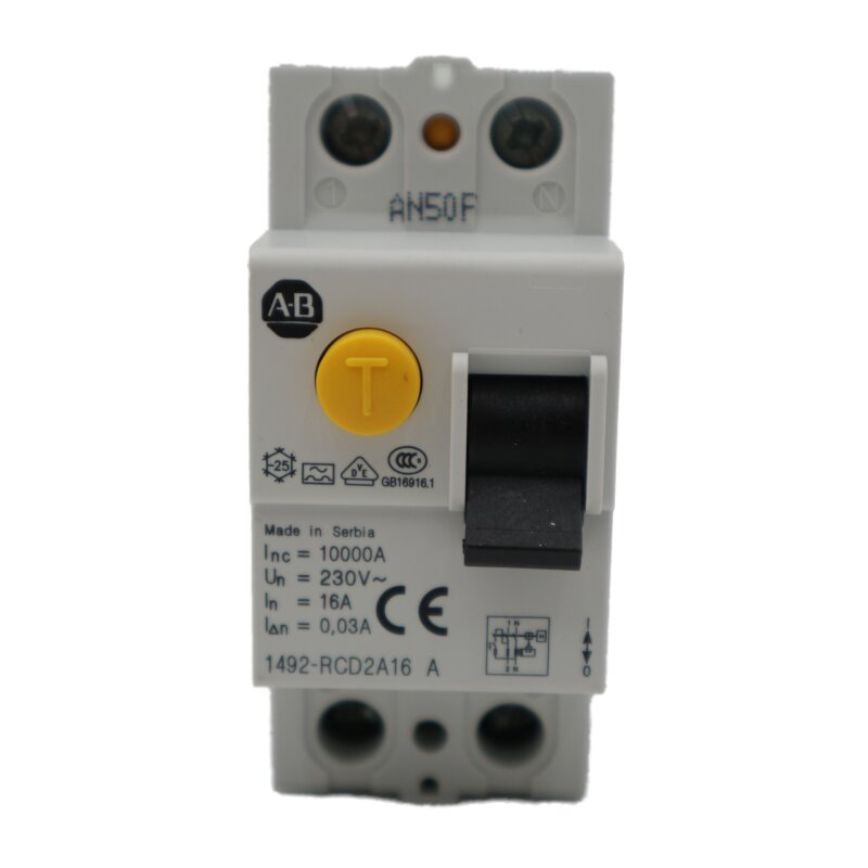 Allen Bradley 1492-RCD2A16 Fehlerstromschutzschalter Residual current device