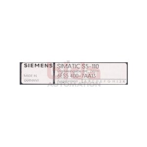 Siemens Simatic S5-110 6ES5 400-7AA13 / 6ES5400-7AA13...