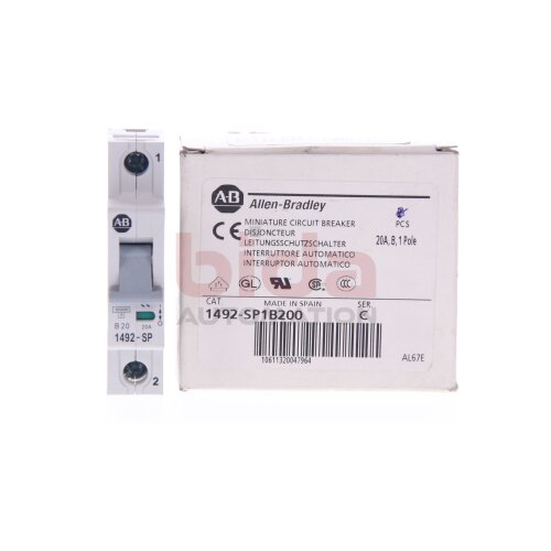 Allen Bradley 1492-SP1B200 Leistungsschutzschalter Circuit Breaker