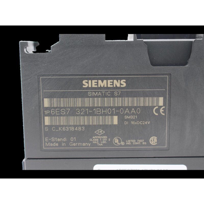 Siemens Simatic S7 6ES7 321-1BH01-0AA0 Digitales Eingangsmodul Digital Input Module