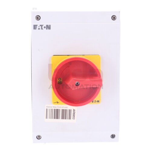 Eaton P3-63 SP3-063 Hauptschalter main switch 63A Not-Aus Sicherheitsschalter