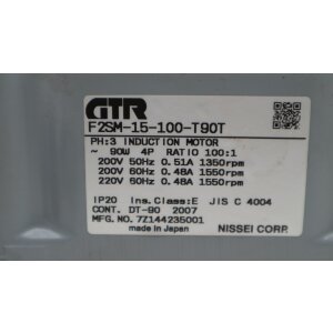 GTR F2SM-15-100-T90T 3~ Induktionssmotor Motor induction...