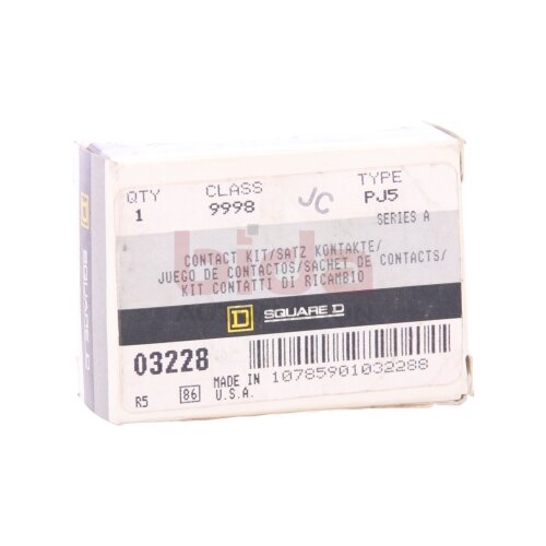 Square D Class 9998 PJ5 Kontakt-Satz contact kit