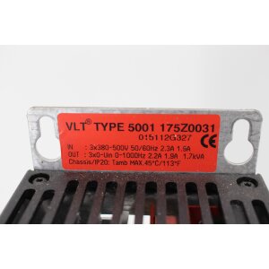 Danfoss VLT 5001 175Z0031 inverter Frequenzumrichter