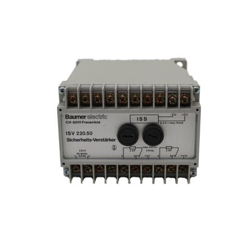 Baumer Electric ISV 220.50 Sicherheits-Verst&auml;rker safety relay Sicherheitsrelais