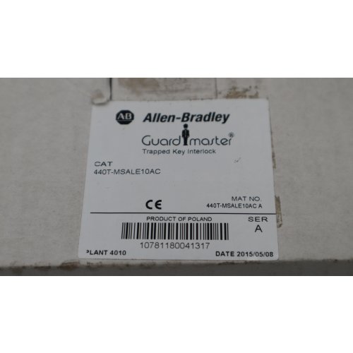 Allen Bradley 440T-MSALE10AC Schl&uuml;sseltransfersystem Key access chain interlock