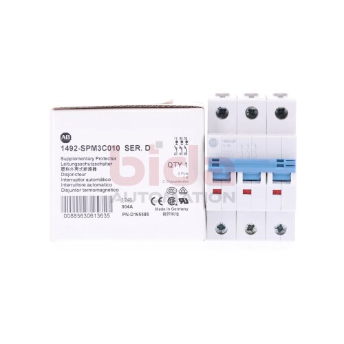 Allen Bradley 1492-SPM3C010 Leistungsschutzschalter Circuit Breaker