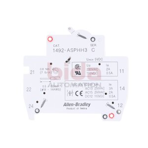 Allen Bradley 1492-ASPHH3 Hilfsschalterblock Auxiliary...