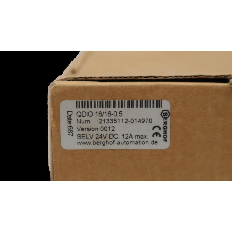 Berghof CANtrol QDIO 16/16-0,5 Version 0012