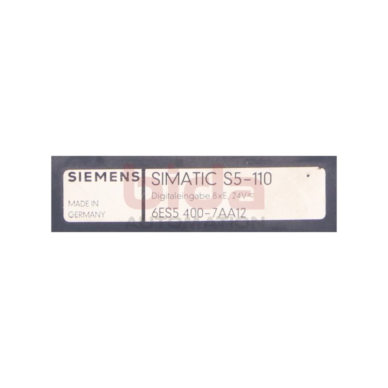 Siemens Simatic S5 6ES5 400-7AA12 Digitaleingabe digital input