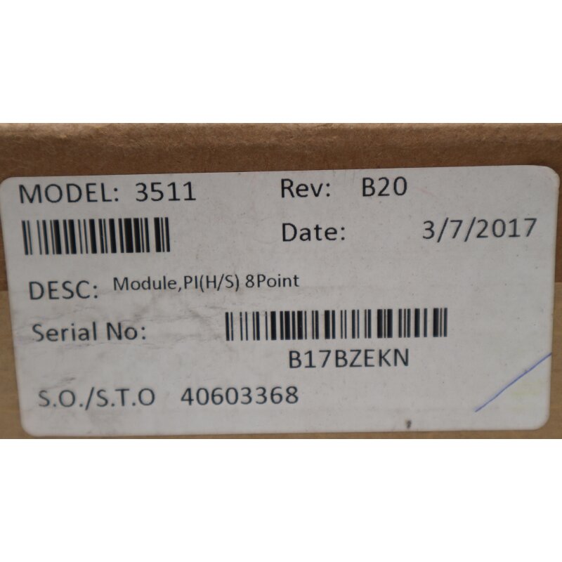 Triconex Impulseingabemodul 3511 Invensys Schneider Electric Pulse Input Module