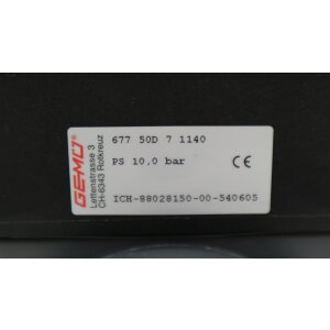GEMÜ 677 50D 7 1140 Membranventil DN50 PN10 Ventil...