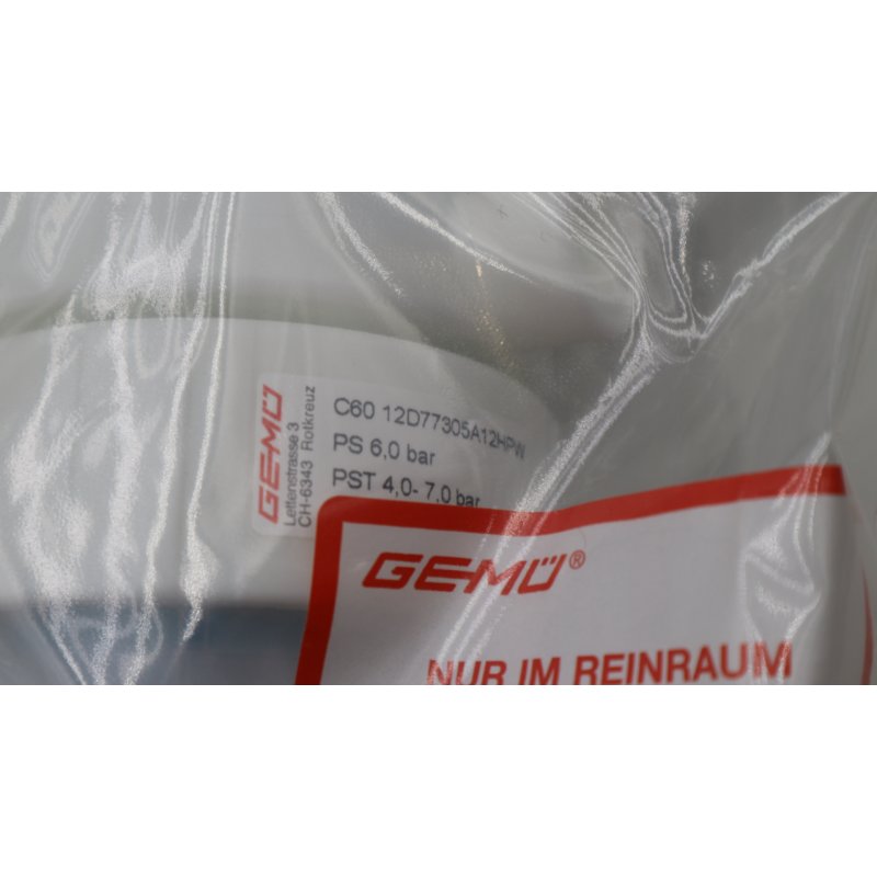 GEM&Uuml; 88082495 Membranventil C60 12D77305A12HPW Ventil diaphragm valve