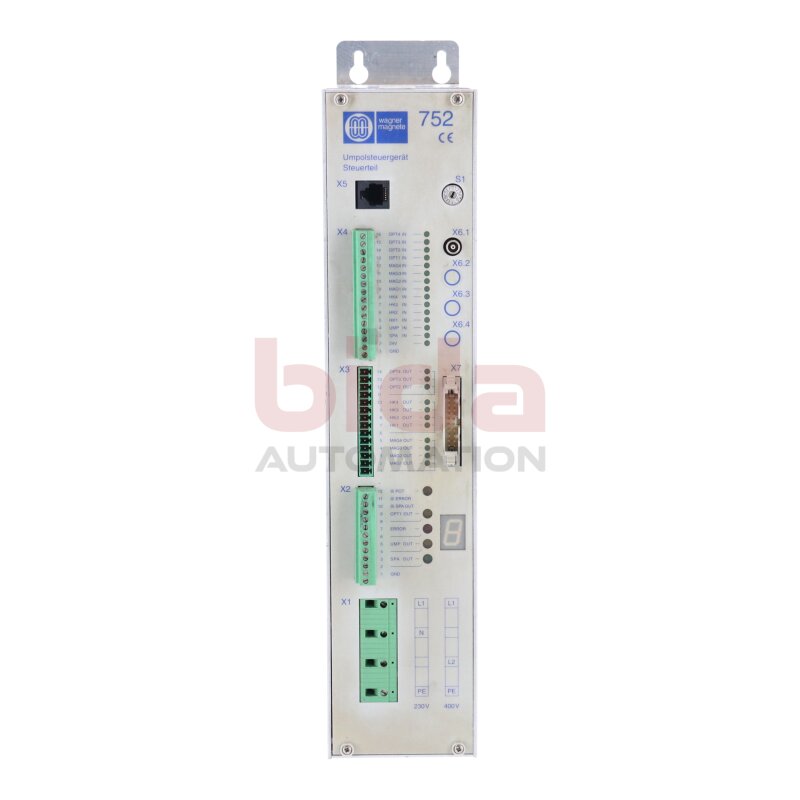 Wagner magnete Umpolsteuerger&auml;t 752-ST/1 control unit