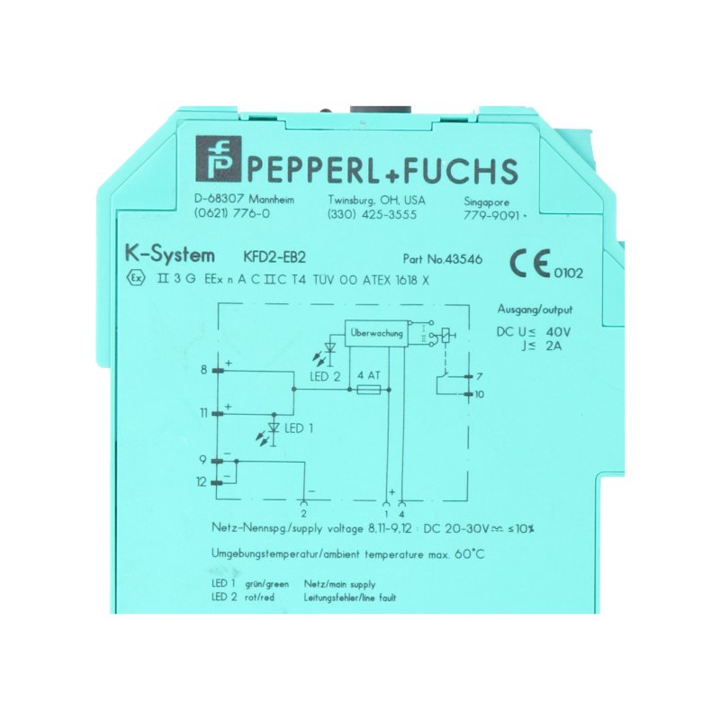 Pepperl + Fuchs KFD2-EB2 Ventilsteuerbaustein Valve control module