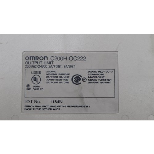 Omron C200H-OC222 Output Unit Ausgangsmodul 250 VAC/24VDC 2A/Point 8A/Unit