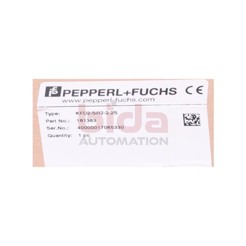 Pepperl + Fuchs KFD2-SR2-2.2S Schaltverst&auml;rker Switching amplifier