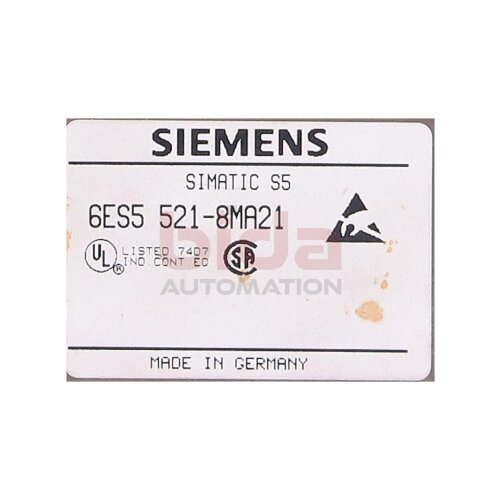 Siemens Simatic S5 6ES5 521-8MA21 Kommunikationsprozessor Serial Interface
