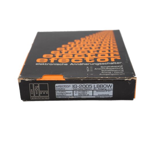 ifm electronic IG-2005 LBBOW induktiver Sensor inductive sensor