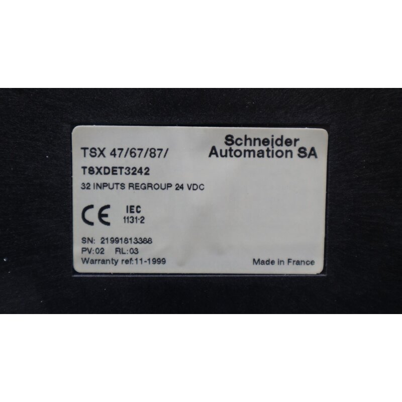 Schneider Electric TSX 47/67/87/ TSXDET3242 Eingabemodul Input Module 32 Inputs Regroup 24VDC