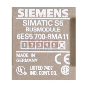 Siemens 6ES5700-8MA11 / 6ES5 700-8MA11 Busmodul Bus...