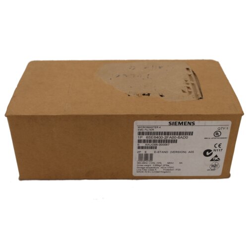 Siemens 6SE6400-2FA00-6AD0 MICROMASTER 4 EMC-Filter 380V-480V
