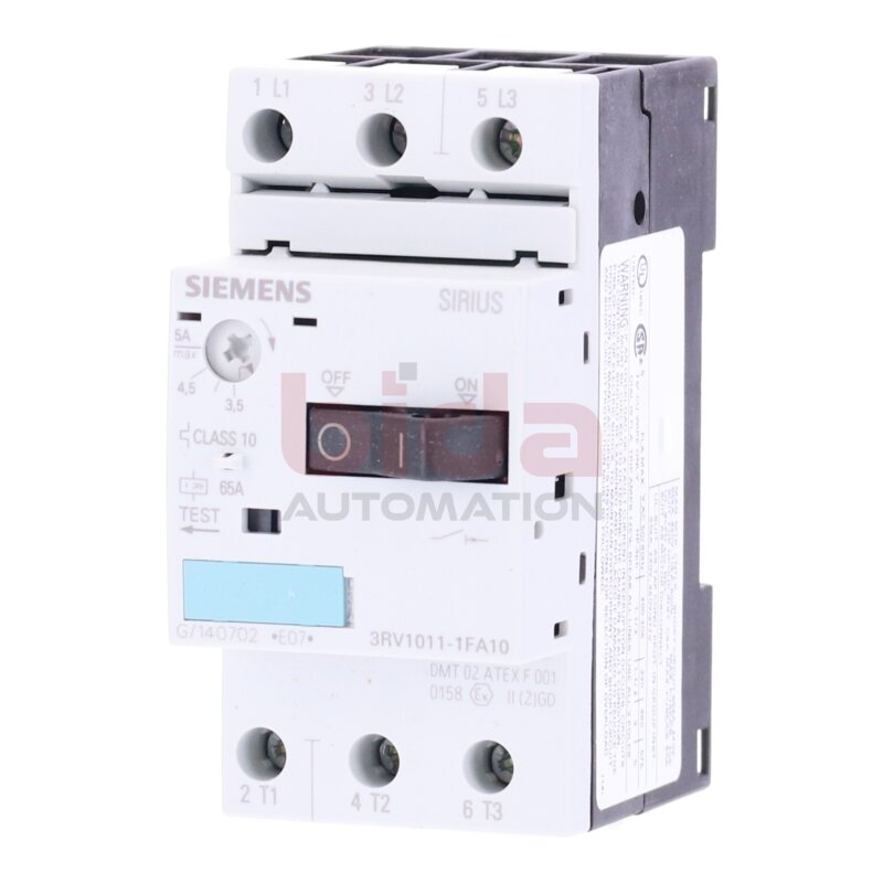 Siemens 3RV1011-1FA10 / 3RV1 011-1FA10 Leistungsschalter Circuit breaker Class 10