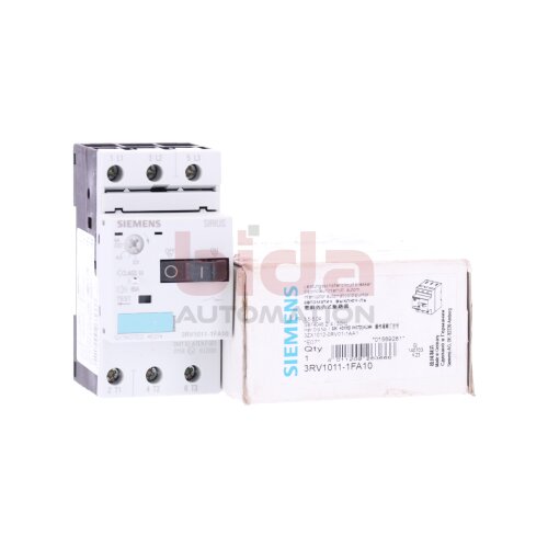 Siemens 3RV1011-1FA10 / 3RV1 011-1FA10 Leistungsschalter Circuit breaker Class 10