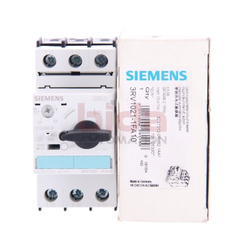 Siemens 3RV1021-1FA01 Leistungsschalter Circuit breaker
