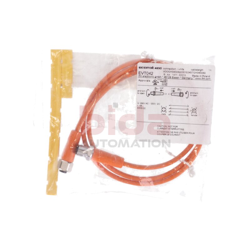 ifm electronic EVT042 Verbindungskabel Connection Cable Connection-Units