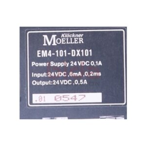 Klöckner Moeller EM4-101-DX101 Erweiterungsmodul...