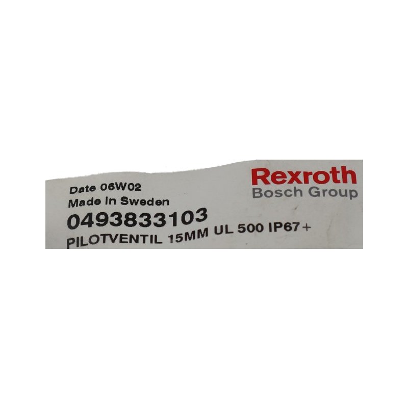 Rexroth 493833103 Pilotventil Control pilot valve