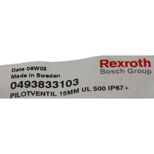 Rexroth 493833103 Pilotventil Control pilot valve