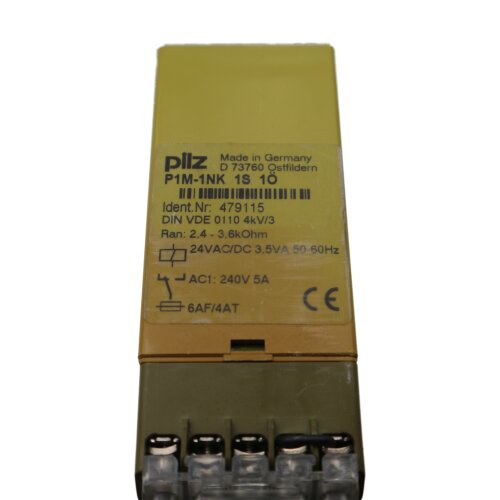 Pilz P1M-1NK 1S 1&Ouml; Temperatur&uuml;berwachungs Relais Temperature monitoring relay