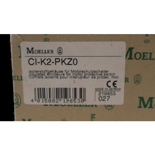 Moeller CI-K2-PKZ0 Isolierstoffgeh&auml;use f&uuml;r Motorschutzschalter Insulated enclosure for motor protective switch