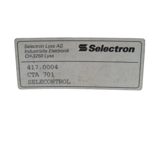 Selectron CTA 701 417.0004 Terminalmodul Terminal module