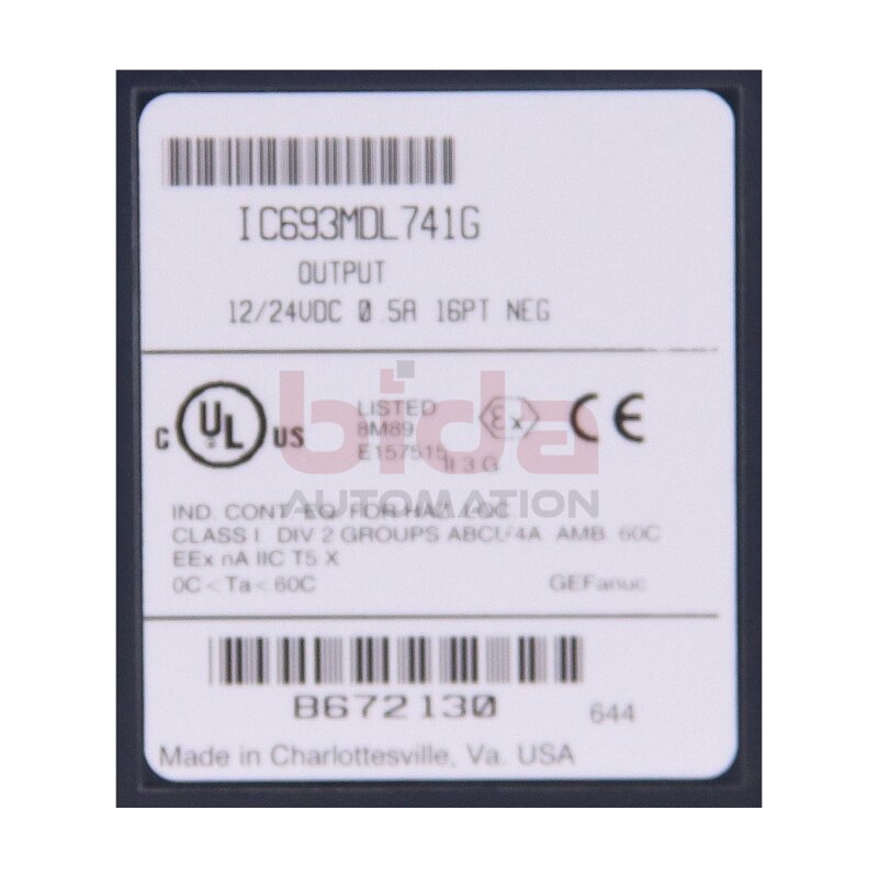 Allen Bradley IC693MDL741G Ausgangsmodul Output module